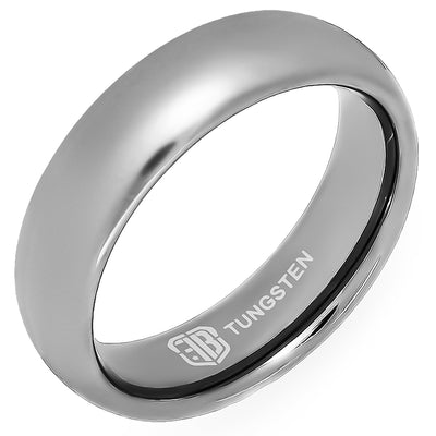 The Classic Tungsten Mens Wedding Band Foxtrot Bands