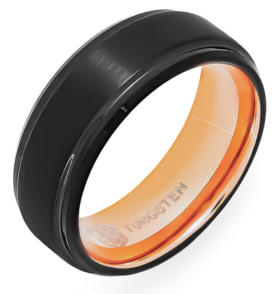 The Fuel Tungsten Mens Wedding Band Foxtrot Bands