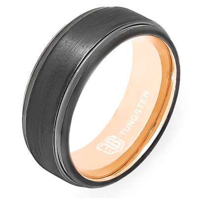 The Scout Tungsten Mens Wedding Band Foxtrot Bands